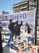 Δημιουργία Πανό με σύνθημα « SOSΤΕ το ΝΕΡΟ! Κάθε σταγόνα μετράει…». Δημιουργία Πανό